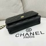 PU Woc Mini Quilted Chain Bag