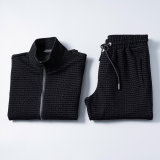 Men's Cotton Tracksuits Outfits Set 2 Piece Jogging Suits Warm Up Sweatsuits Stand Collar Sportswear Track  Suits Sets 38099