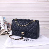 5A Smooth leather​​ Classic Flap CF 11.12 Bag（27cm )