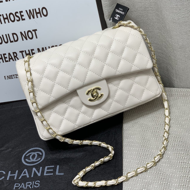 PU Grained leather Classic Flap CF（28cm）