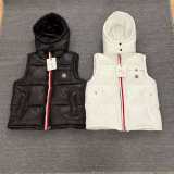 5A Cotton Down Hooded Vest