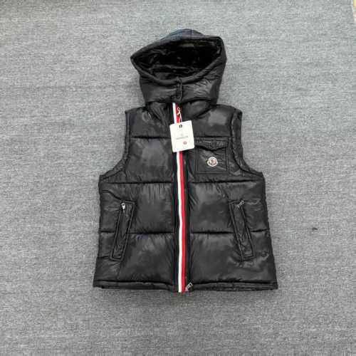 5A Cotton Down Hooded Vest