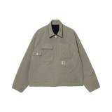 WIP Detroit Jacket Oversized Cotton Stonewashed Coat