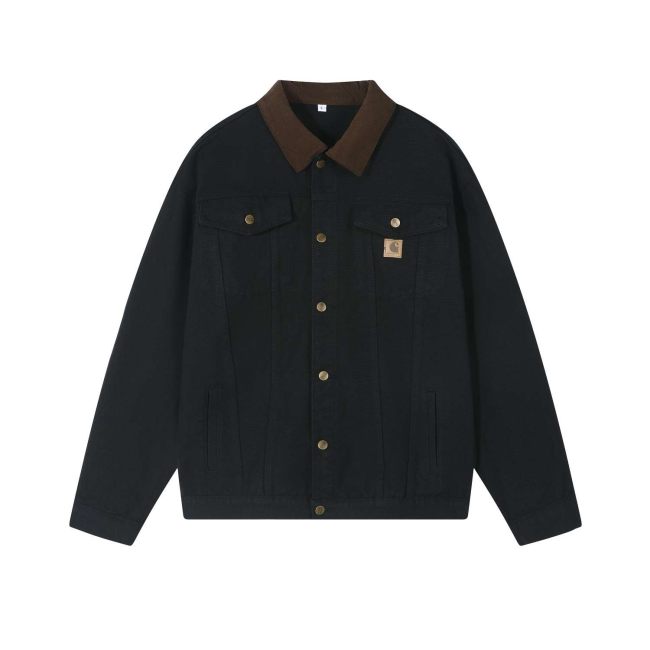 5A WIP FW24 Dayton Trucker Jacket Oversized Cotton Stonewashed Coat