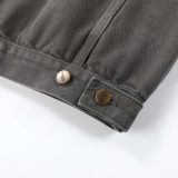 5A WIP FW24 Dayton Trucker Jacket Oversized Cotton Stonewashed Coat