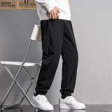Tech Fleece Joggers Reflective Logo 75D Nylon 4-Way Stretch Cuffed Ankle Men Black DJ9306