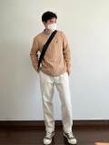 5A 2223 Unisex Iconic Cable-Knit Cotton Jumper