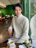 5A 2223 Unisex Iconic Cable-Knit Cotton Jumper
