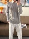 5A 2223 Unisex Iconic Cable-Knit Cotton Jumper