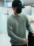 5A 2223 Unisex Iconic Cable-Knit Cotton Jumper