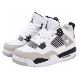 5A Kids Air Jordan 4 Retro Military Black Children's Shoes DH6927-111