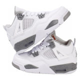 5A Kids Air Jordan 4 Retro White Oreo Children's Shoes CT8527-100