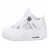 5A Kids Air Jordan 4 Retro Pure Money Children's Shoes 308497-100