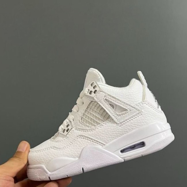 5A Kids Air Jordan 4 Retro Pure Money Children's Shoes 308497-100