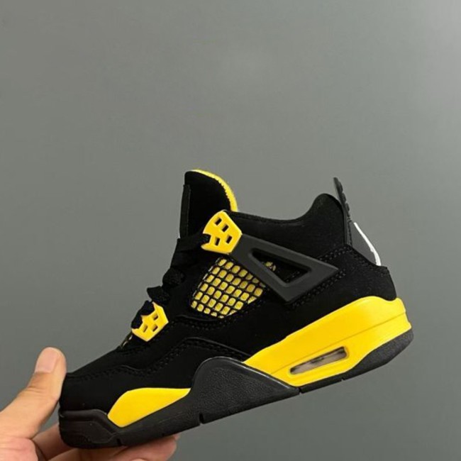 5A Kids Air Jordan 4 Retro Thunder Children's Shoes DH6927-017