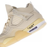 5A Kids Air Jordan 4 Retro Sail Children's Shoes CV9388-100