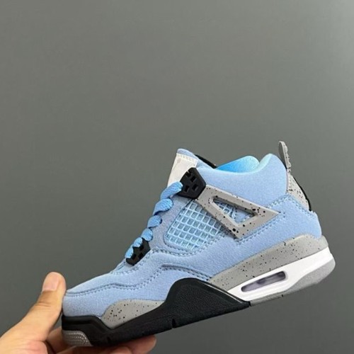 5A Kids Air Jordan 4 Retro University Blue Children's Shoes CT8527-400