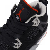 5A Kids Air Jordan 4 Retro Bred Reimagined Children's Shoes FV5029-006