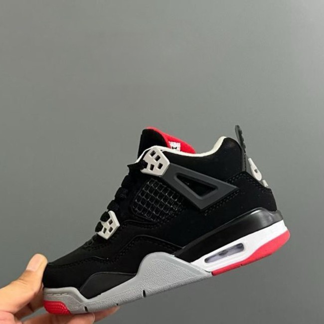 5A Kids Air Jordan 4 Retro Bred Reimagined Children's Shoes FV5029-006