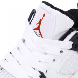 5A Kids Air Jordan 4 Retro Red Cement Children's Shoes DH6927-161