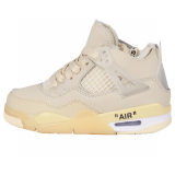 5A Kids Air Jordan 4 Retro Sail Children's Shoes CV9388-100