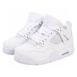 5A Kids Air Jordan 4 Retro Pure Money Children's Shoes 308497-100
