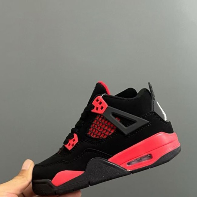 5A Kids Air Jordan 4 Retro Red Thunder Children's Shoes CT8527-016