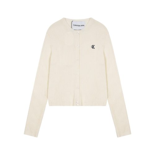 5A Women O-Neck Button Cardigan