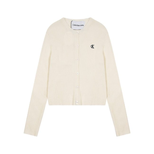 5A Women O-Neck Button Cardigan