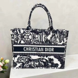 5A Book Tote bag Black Large 41x31cm