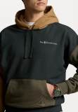 Original Color-Blocked Double-Knit Hoodie