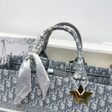 Original Oblique Book Tote Bag Grey (S M L)