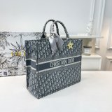 Original Oblique Book Tote Bag Grey (S M L)
