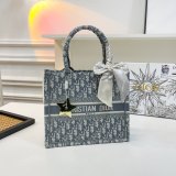 Original Oblique Book Tote Bag Grey (S M L)