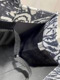 5A Book Tote bag Black Large 41x31cm