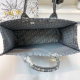 Original Oblique Book Tote Bag Grey (S M L)