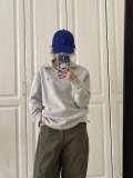5A 2235 Unisex French Rib Half Zip Pullover