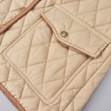 Original Corduroy-Trim Quilted Vest