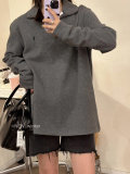 5A 2235 Unisex French Rib Half Zip Pullover