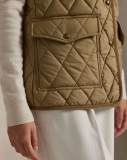 Original Corduroy-Trim Quilted Vest