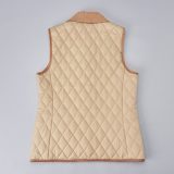 Original Corduroy-Trim Quilted Vest