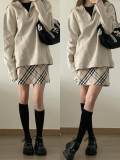 5A 2235 Unisex French Rib Half Zip Pullover