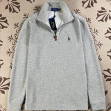 5A 2235 Unisex French Rib Half Zip Pullover