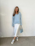 V-Neck Knit Sweater