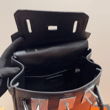 HAC A Gos Shoulder Chest Bag Equestrian Leather Vintage Crossbody Saddle Inspired​​ ﻿
