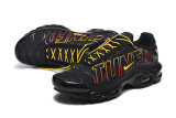 5A Air Max Plus Black Yellow Red – Tuned Air Cushion Retro Sneakers