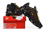 5A Air Max Plus Black Yellow Red – Tuned Air Cushion Retro Sneakers