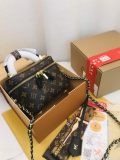 5A Monogram Vanity Makeup Pouch Travel Toiletry