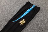 adult Argentina national football team 2024-2025 Mens Soccer Jersey Quick Dry Casual long Sleeve trousers suit black