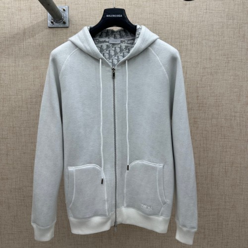 Original Jacquard Cashmere Hoodie Reversible Knit Hooded Sweatshirt Oblique